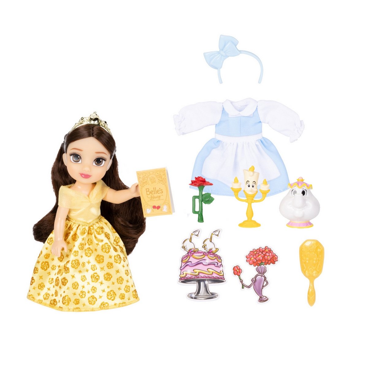 Muñeca Fashion 15 Cm Con Accesorios Princesas De Disney - Bella